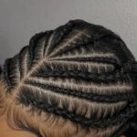 Tresse collée sans rajout