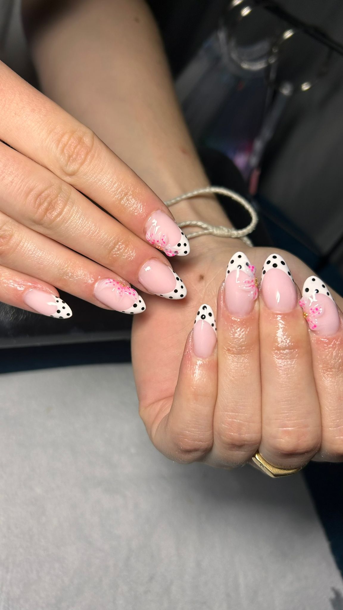 Extension demi capsule gel + Nail art moyen